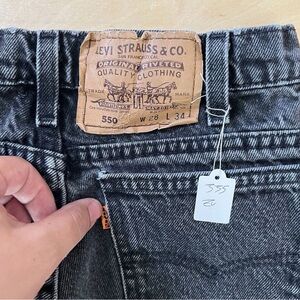 Levi's Charcoal Denim Jeans